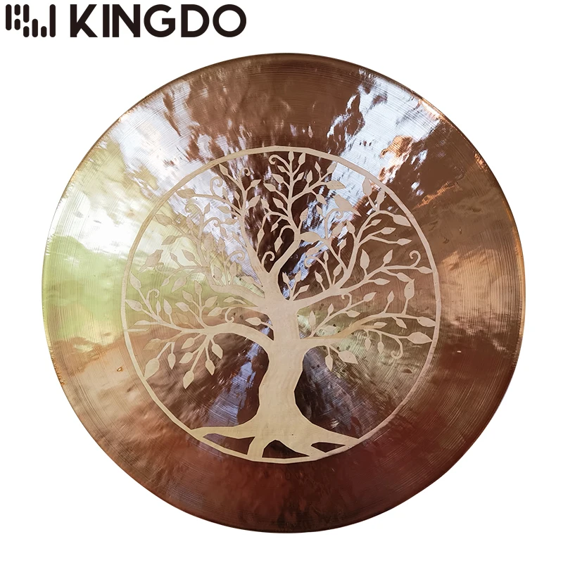 China traditional instrument 100cm brass wind gong for gong therapy