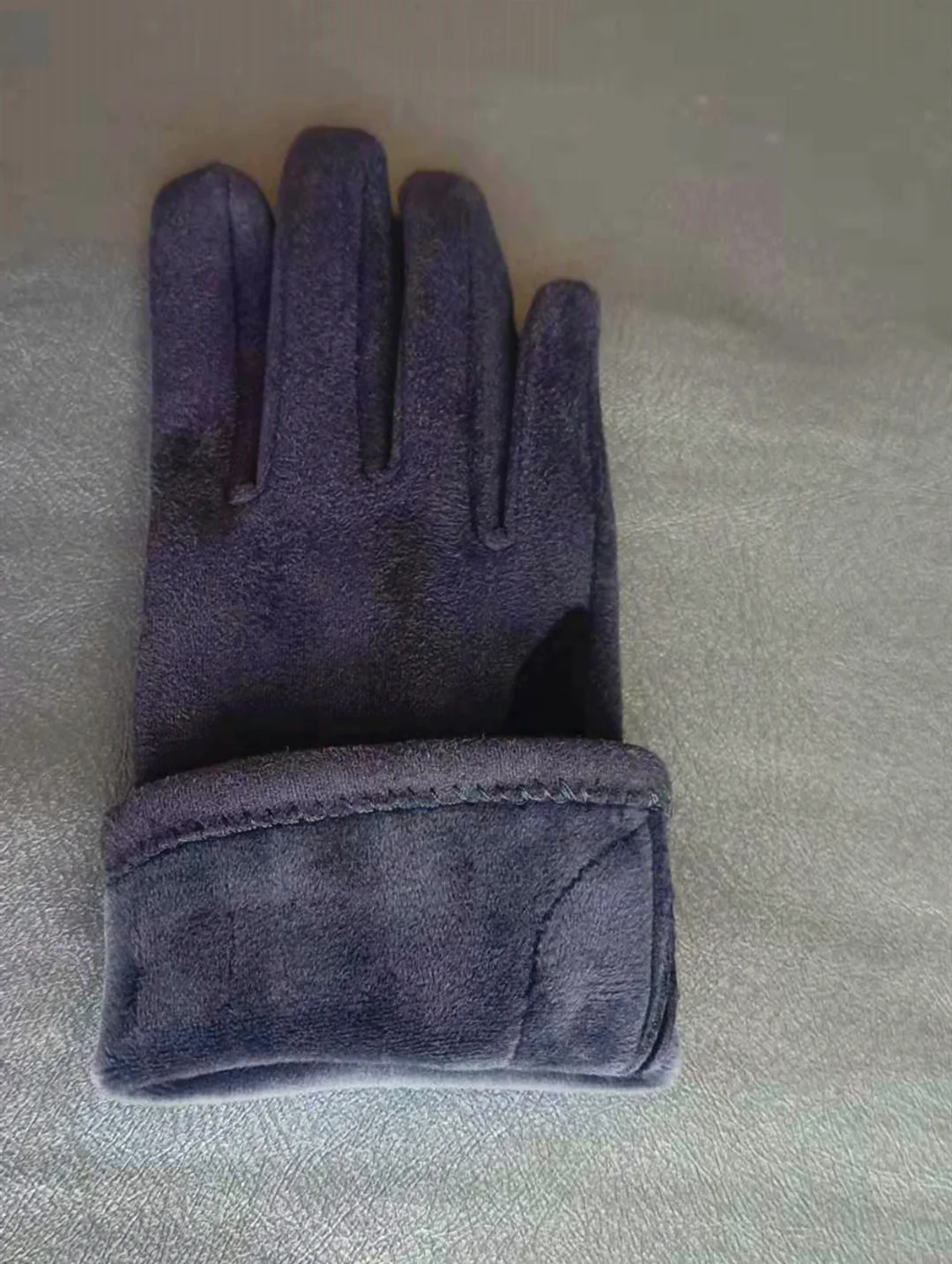 Winter Soft Warm Women mirco velvet Gloves Full Finger With touching screen Outdoor  Protective  Gloves