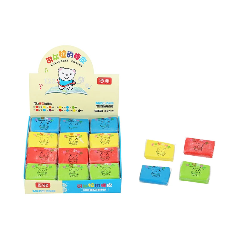 TPR eraser ,school eraser, students eraser kneaded eraser art pvc material kneadable eraser