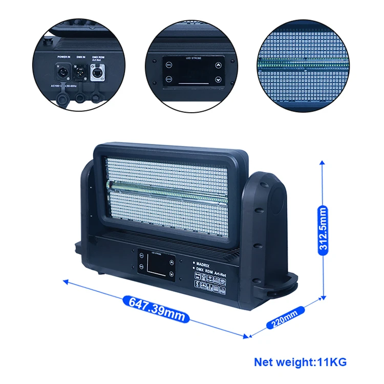 Guangzhou VLTG Outdoor Moving 3000 Strobe Ip65 Waterproofrgbw led moving head light with led pixel control Dj Equipment