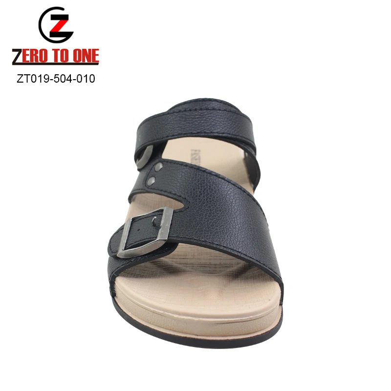 High Quality Durable Slippers Leather Sandals For Man