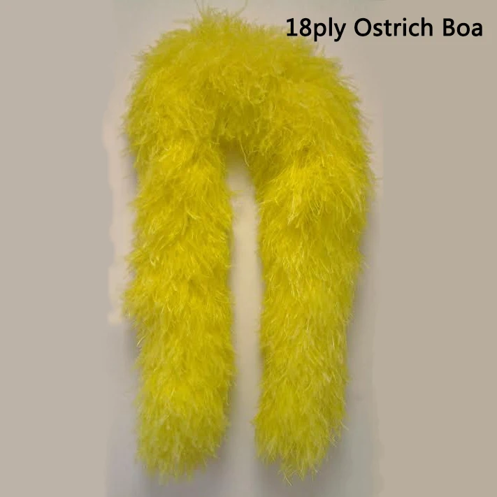 Direct manufacturer Beautiful 18 ply Ostrich Feather Boa For lady boutique Ostrich feather boa