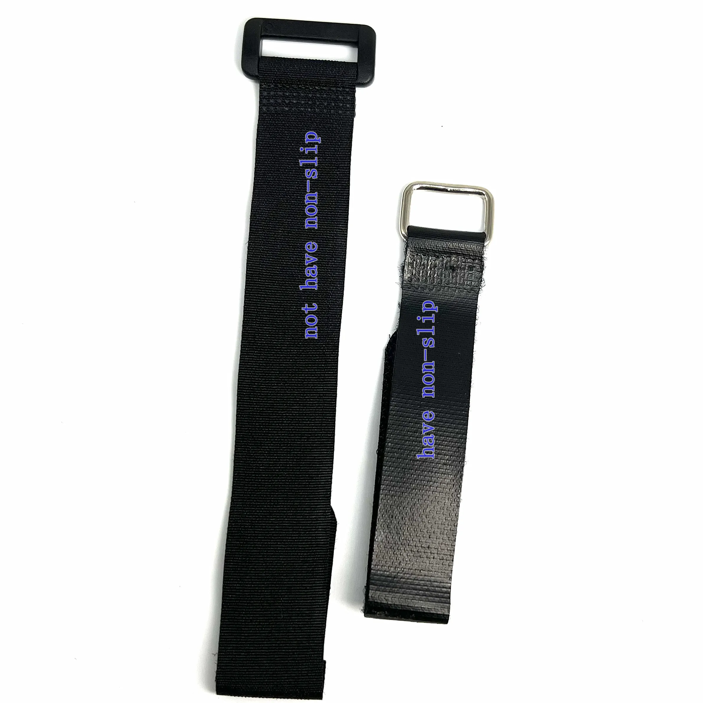 Fastening wraps Cable Wire strap custom size adjustable Reusable non-slip strap hook and loop strip with plastic buckle