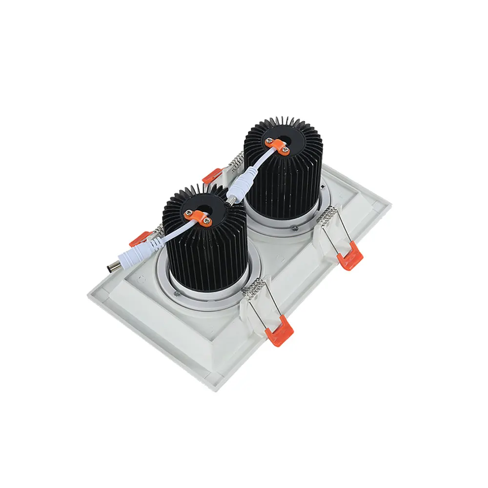 Good Quality Lighting Fixtures COB Spotlight  20W Adjustable Diecasting Aluminium Recessed Led Downlights