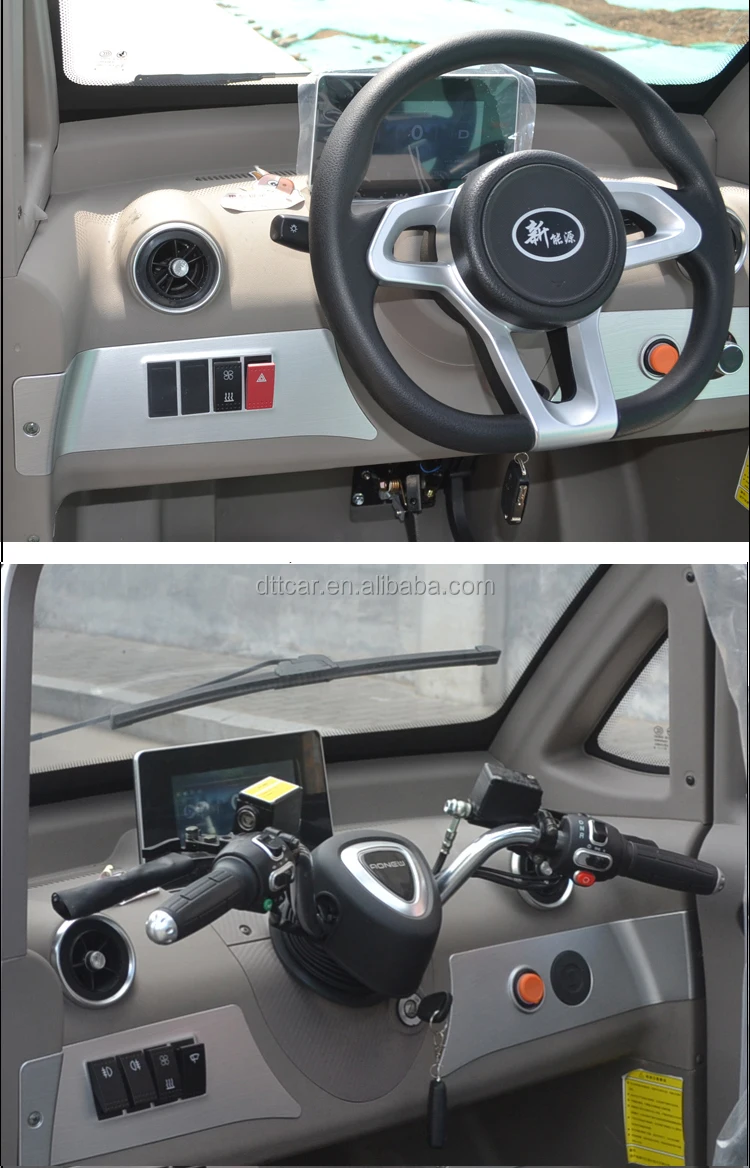Electric Car  Closed Cabin Made In China Electric Vehicle Four Wheels Adult Mini Car