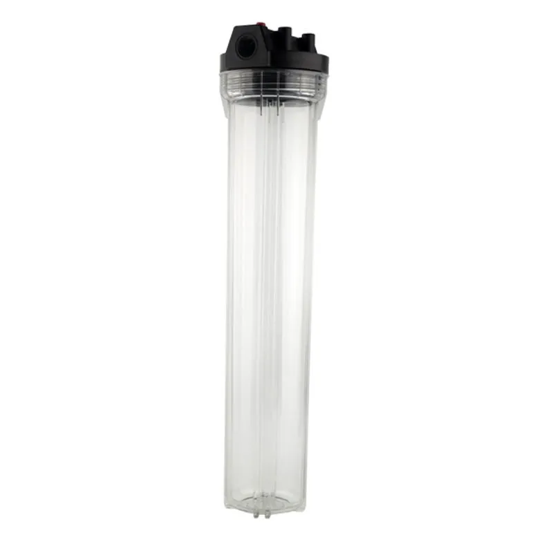 Whole House RO 20inch transparent clear water filter housing use 20X2.5inch filter -20BB201