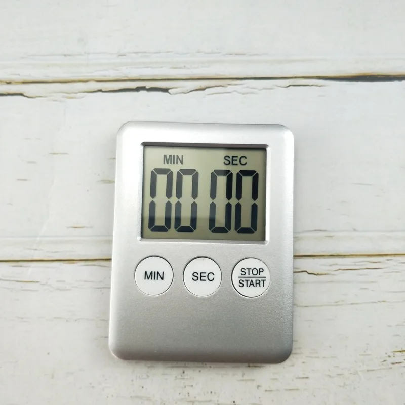 Cheap promotion gifts digital countdown magnet LCD timer for promotion Mini magnetic digital kitchen timer