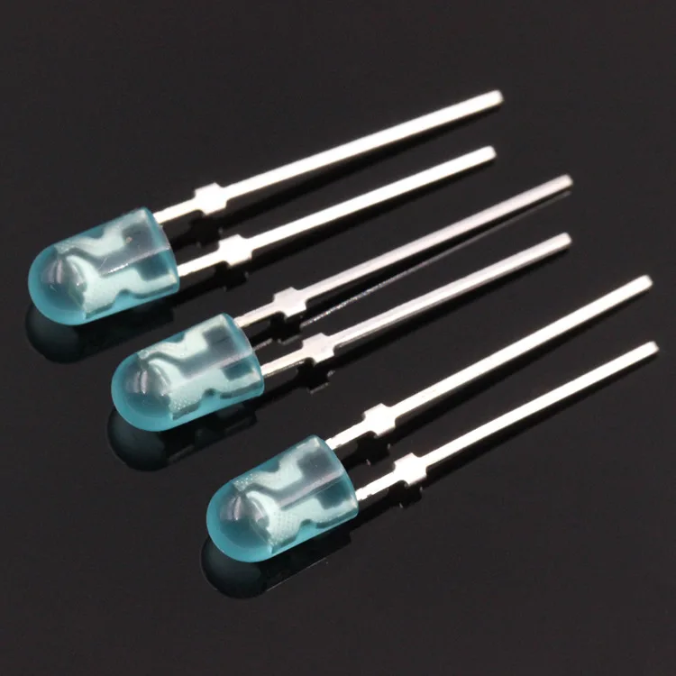 Best price TW chips 110degree 30/70degree clear diffused lens 460-470nm Blue 3m 346 Oval LED diode for display