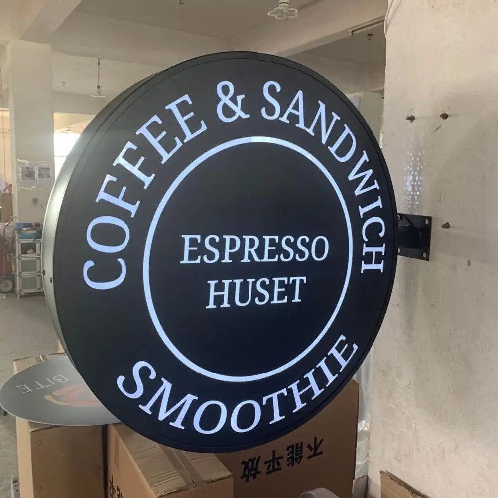 Custom double side  outdoor LED business signs advertising letter led light box
