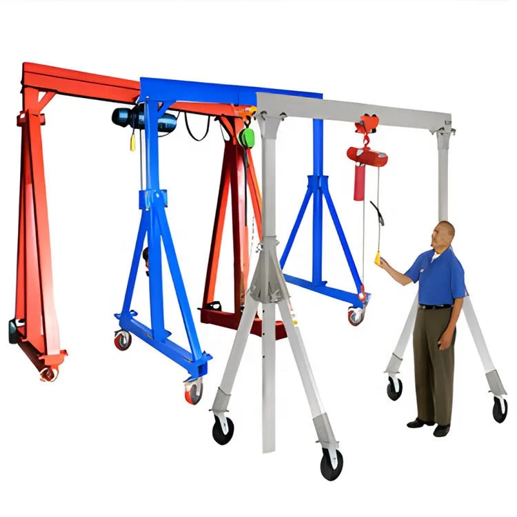 Lightweight helicopter aviation aircraft airplane airport maintenance aluminum gantry Crane for sale