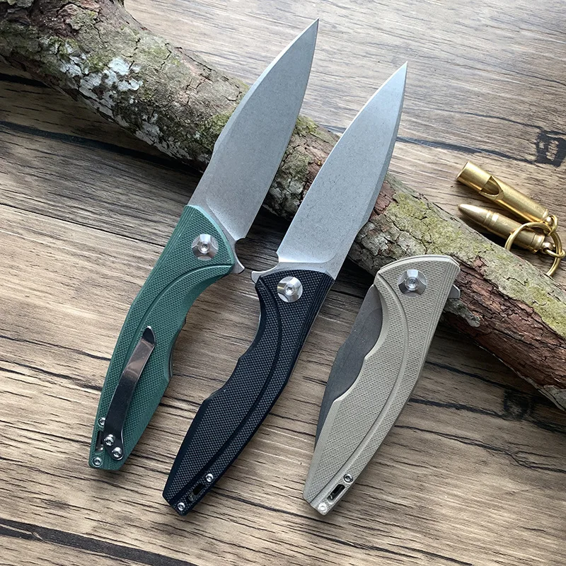New Arrive Folding Pocket Knife Steel Blade EDC Self Defense Knives with Knife Clip Design