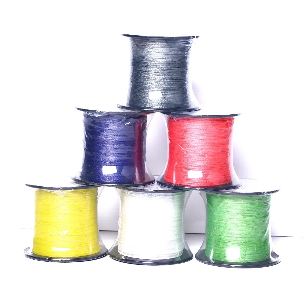 High quality 500m fishing 6 colors 4 strand fishing line kite line