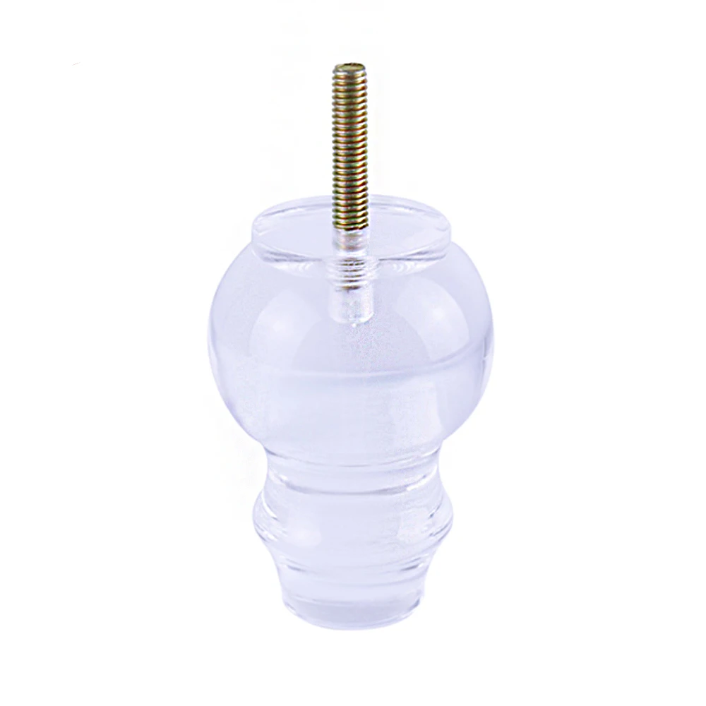 
Transparent Acrylic Furniture Legs Sofa Tea Table Foot Hardware Leg Support Foot Chair Desk Cabinet Foot TV Stand Legs 