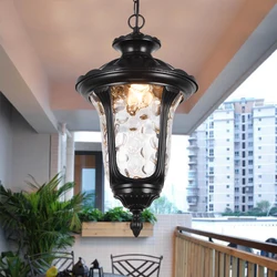 European outdoor waterproof garden lamp corridor corridor balcony lamp garden pavilion grape frame lamp door pendent