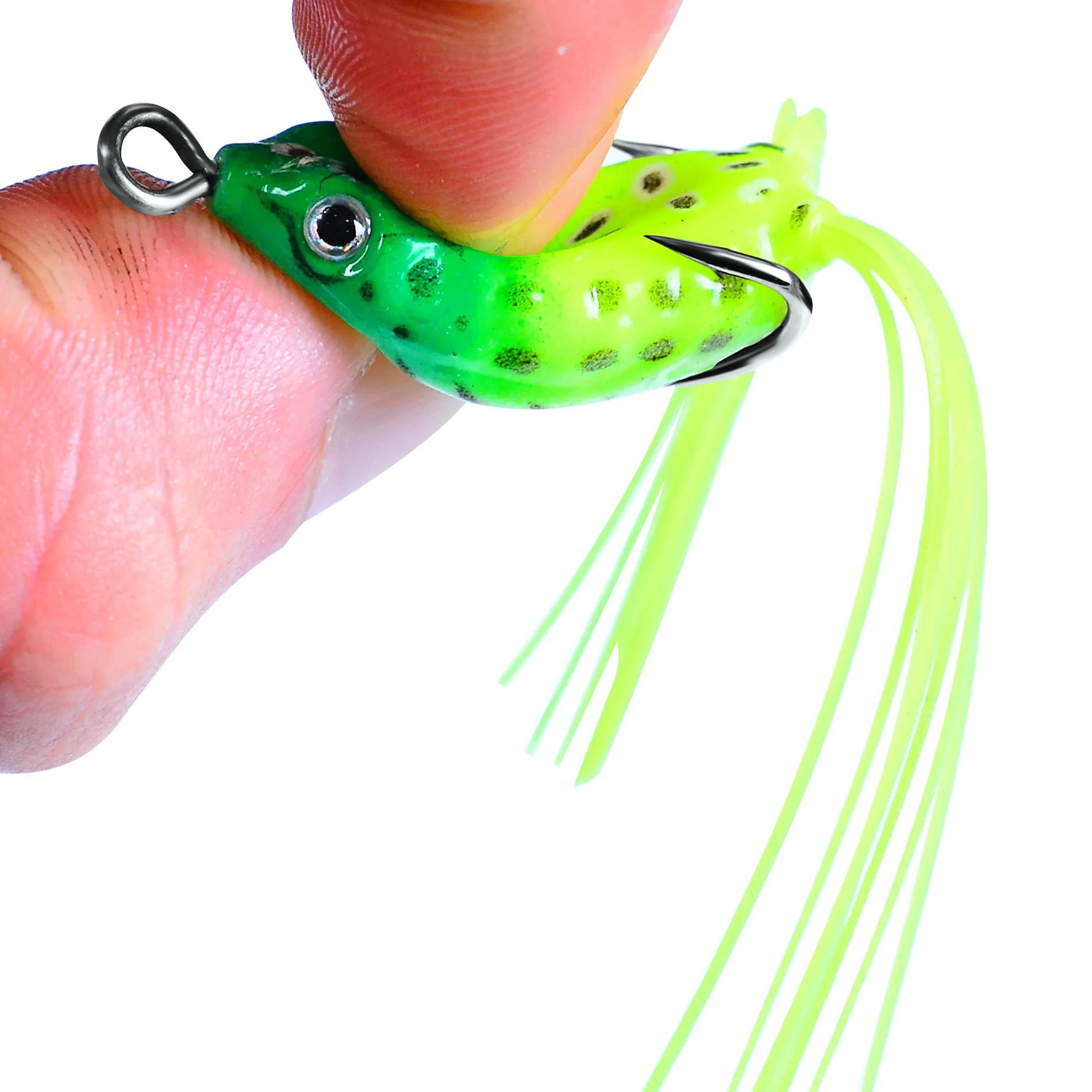Frog Lure Ray Topwater Fishing Crankbait Lures Artificial Soft Bait 40MM 3.5G Soft Tube Bait For Bass