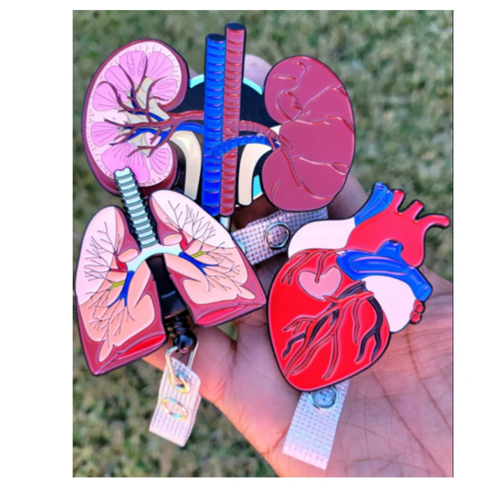 Индивидуальные катушки для значков с блестящими именами, держатели для значков, декоративные держатели для значков для медсестер