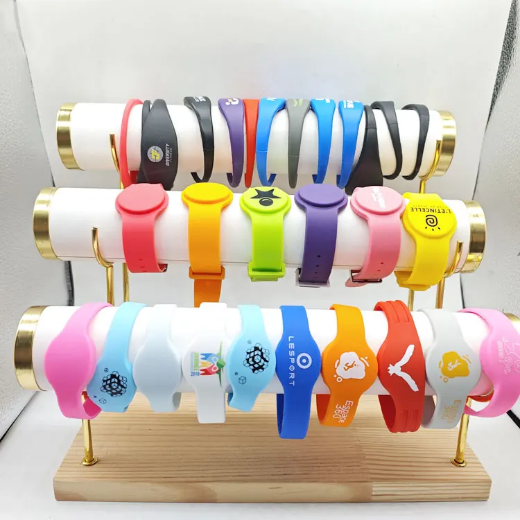Full Color Printing 13.56mhz NFC 213 216 Event Bracelet RFID Silicone Wristband