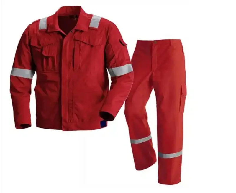 Custom Logo Industrial Long Sleeve Durable PPE Overall Trouser Mechanic Security Traffic Reflective Safety Clothing Workwear