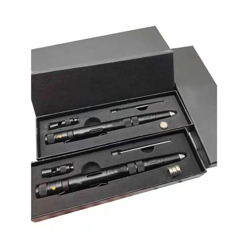 2021 New Tactical Pen Multifunctional Self-Defense Pen Car Escape With Flashlight Black Multipurpose Pen Tool