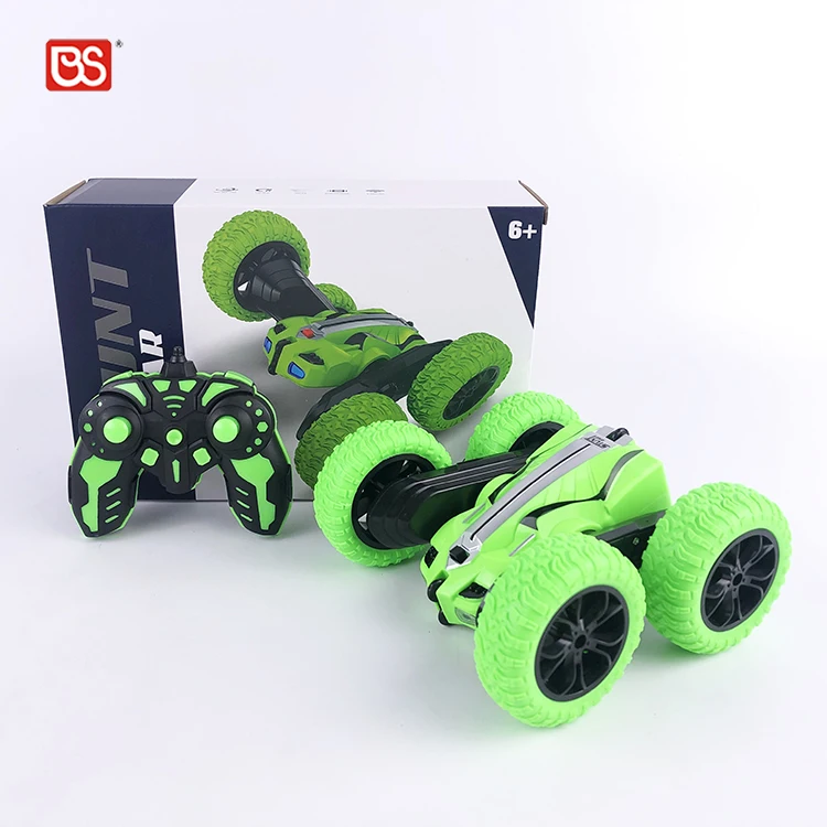 China Manufactory Kids Cool 2.4G Retro Double Sided Car Toy Remote 360 Degree Rotating Off-Road Rc Stunt Car