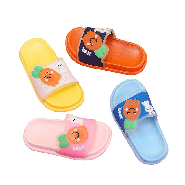 Summer EVA Soft Sole Children Cartoon Sandals Lighted Slippers Kids Indoor Shoes Stock