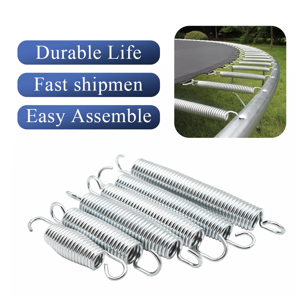 Free Jumping Trampoline   Galvanized Steel  Heavy Duty  Extension Spring