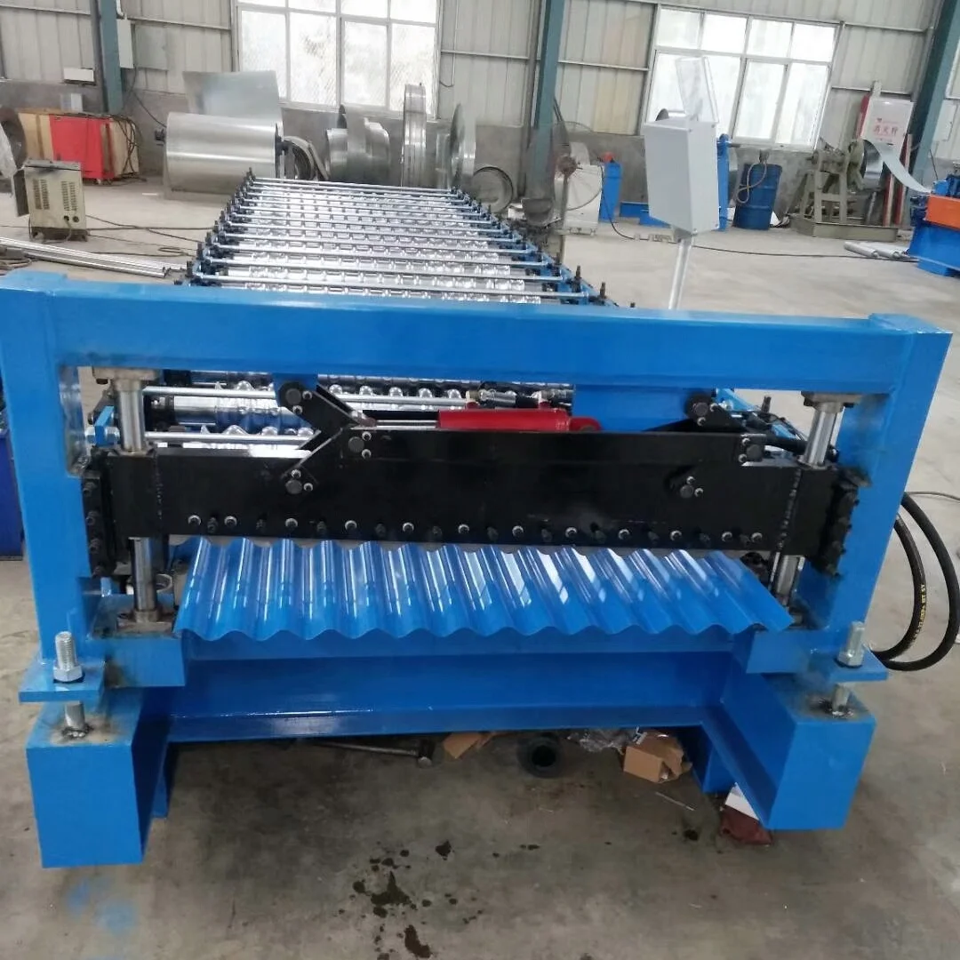 Galvanized corrugated iron sheet roll forming machine wall panel roof panel