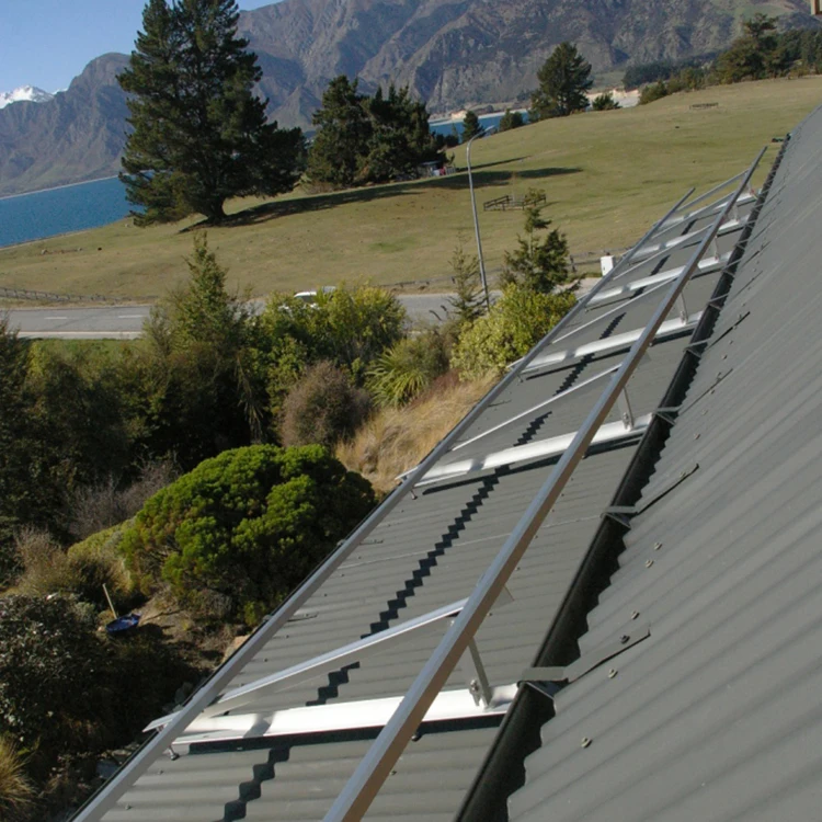 Комплект солнечных панелей для крыши, верхний кронштейн, монтажная алюминиевая трубка