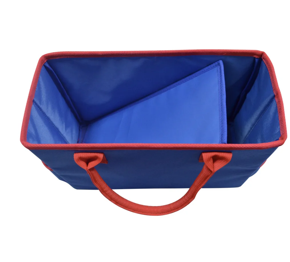 Kindergarten School Canvas Custom Tote Bag For Teacher Carrying Bag Tool Baby Nursery Diaper Caddy Toy Mother Storage Bag Basket