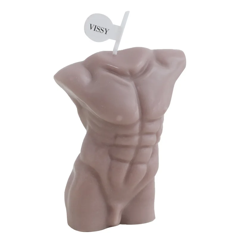 Personalized custom creative scented candles handmade gift wholesale  Man body shape candle