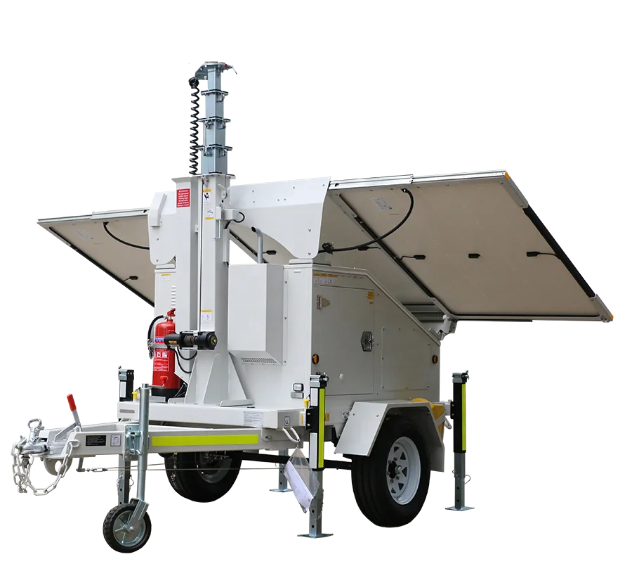 solar power generator 50kw of mobile solar trailer for DC24V