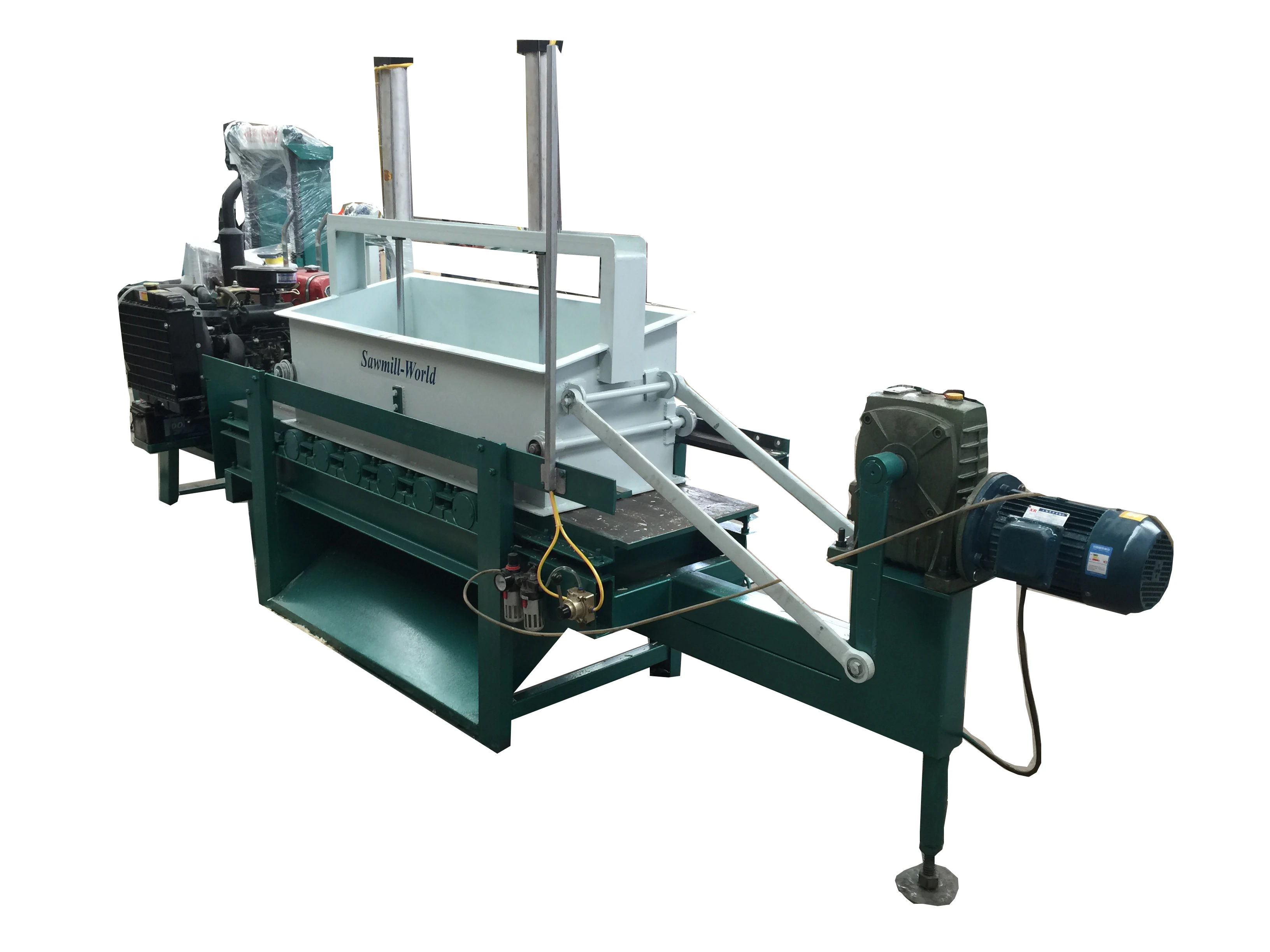 
Wood shaver shaving off cuts for bedding Sawmill World 