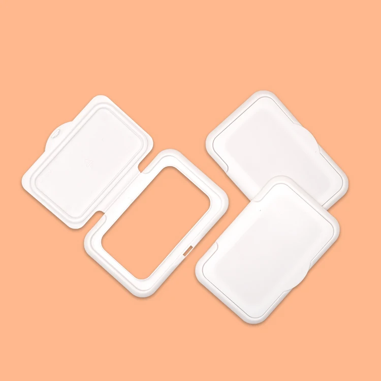 Wet Wipe Lid Applicator Plastic Lid Canister Wet Wipe Packaging Reusable Wet Wipes Cover Lid