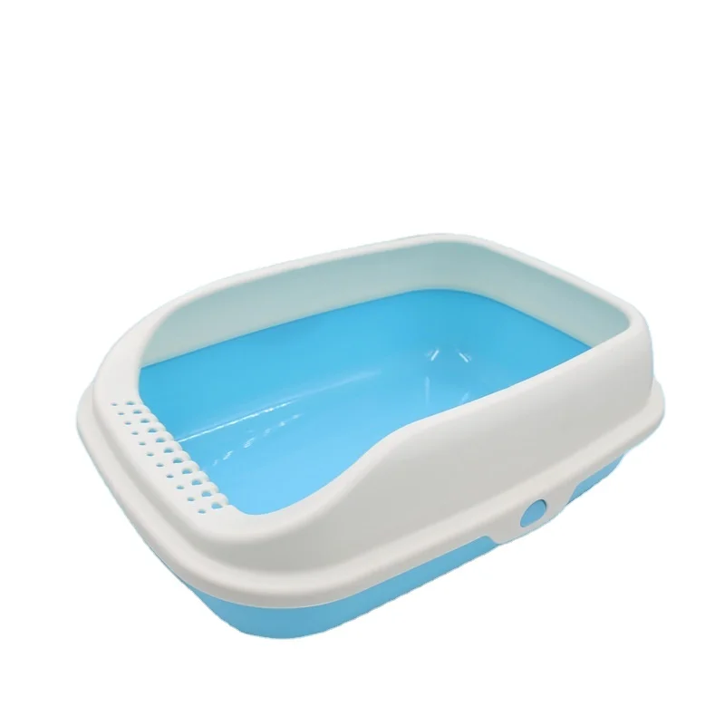 
Factory Price cat tray sifting pet toilet litter box for big cats easy to travel 