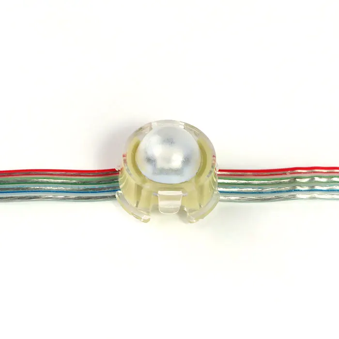 New design rgb 12V dmx led pixel  waterproof  programmable led pixel amusement led point light source 20mm