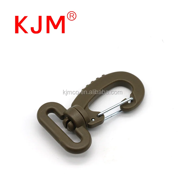 KJM Tactical Backpack Sundries Bag Hiking Tent Plastic Swivel Snap Hook Clasp Clip