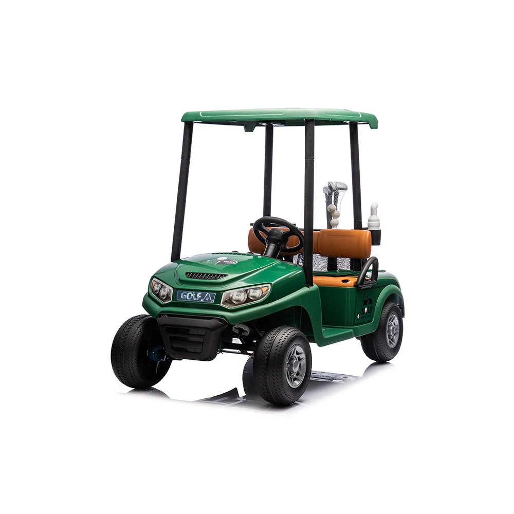 2024 New Design Unisex Kids Ride-on Car Electric Golf Car for Children Aged 5 to 7 Years for 12-Year-Old Kids