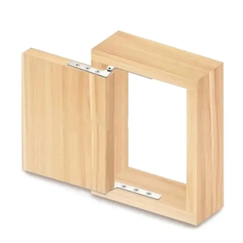 1.5mm Thick Concealed Hinge 360 Degree Door Pivot Hinges Furniture Base Stainless Steel Hardware Accessories