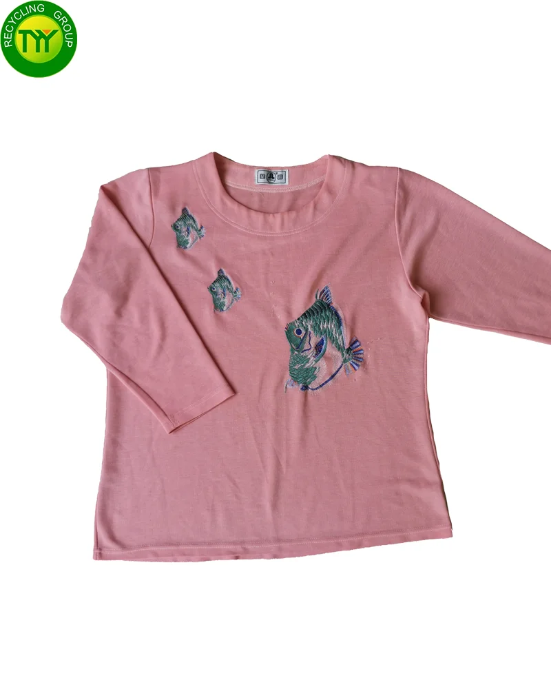 wholesale price of clothing kg ladies long sleeve t-shirt second hand clothes used clothes bales used winter clothes for women