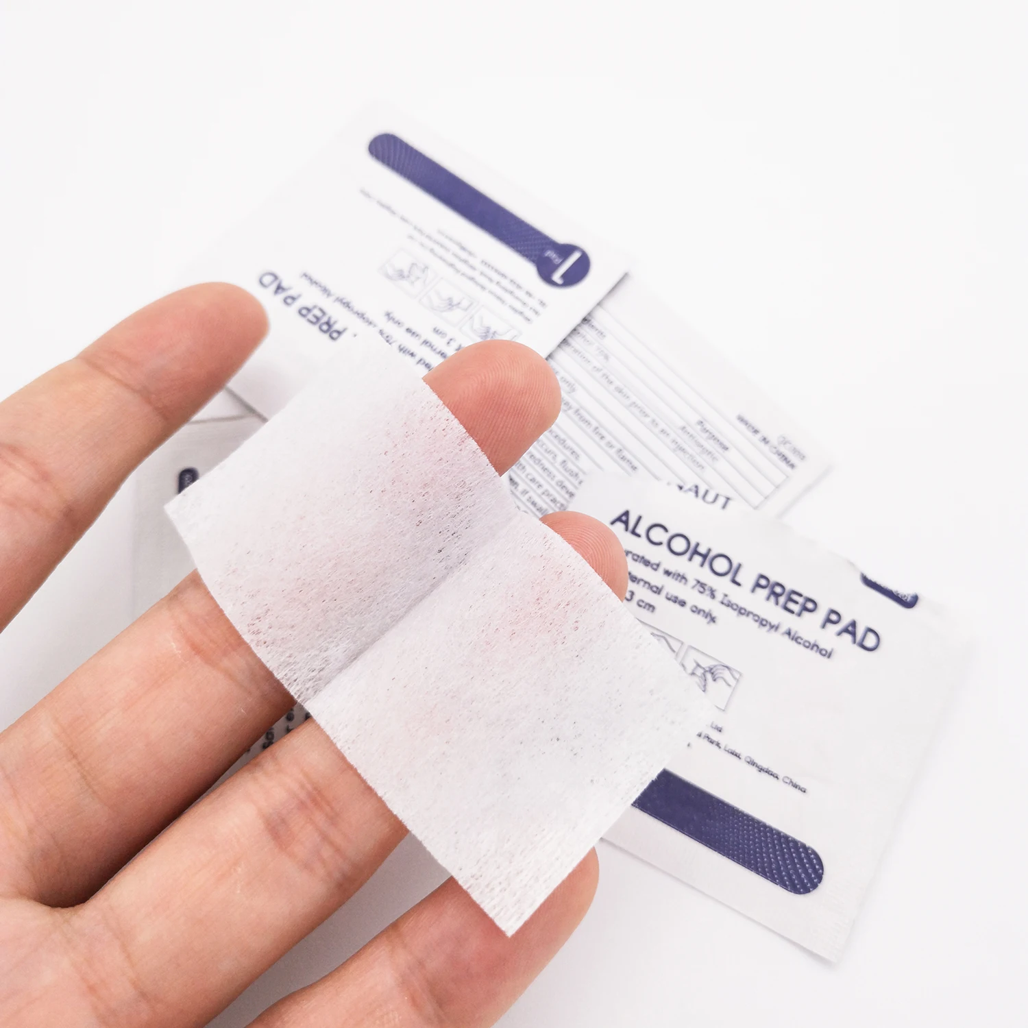 Alcohol prep pad alcohol wipes OEM your logo manufacture directly supply