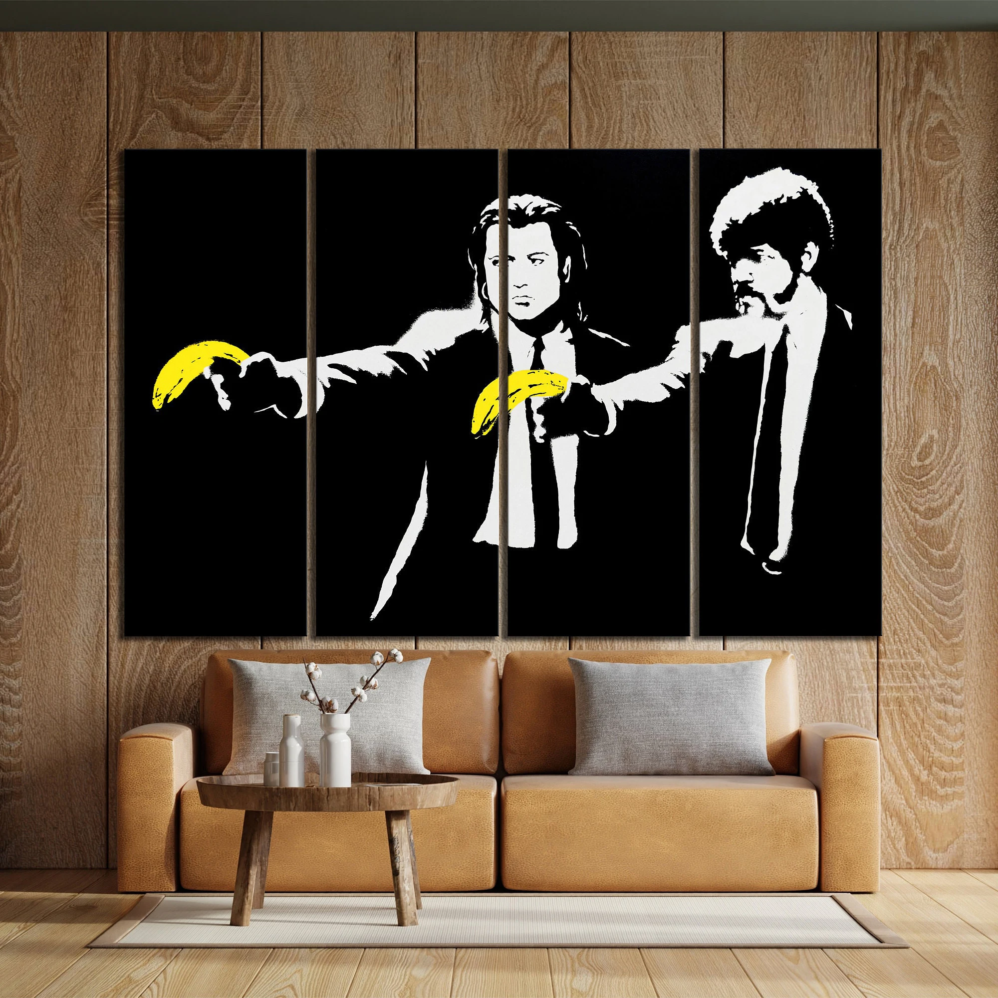 Canvas Print Banksy Pop Wall Art Home Decor Street Graffiti Modern Urban Artwork Trendy Large Wooden Frames Paintings