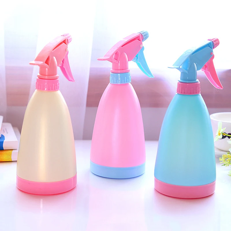 500ml Empty Gardening Watering Can Plastic Empty Bottle Refillable Trigger Spray Bottle