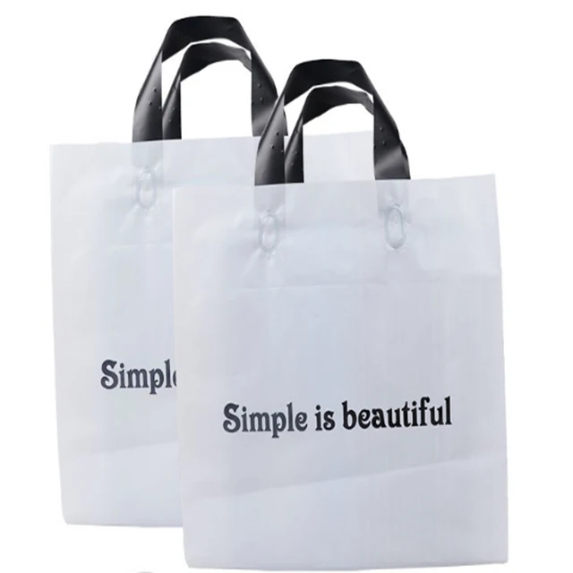 Manufacturer Supplier Recycled Recyclable Shopper Bag Plastic Polyethylene Sac De Shopping Bag