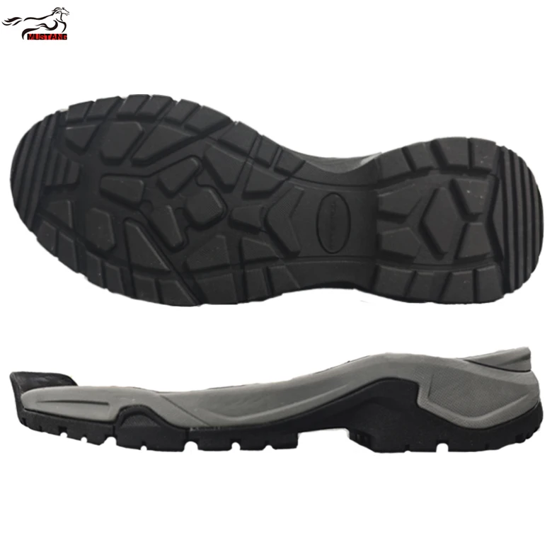 Mustang Manufacturer Wholesale Outdoor Hiking Shoes Outsole Customized High Quality Rubber EVA Outsole