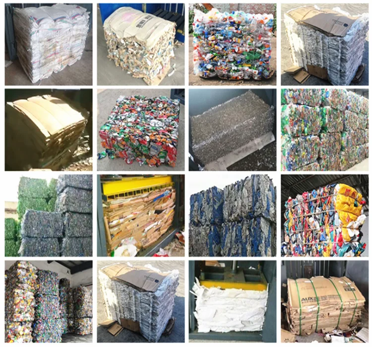 automatic hydraulic paper bale pressing machine