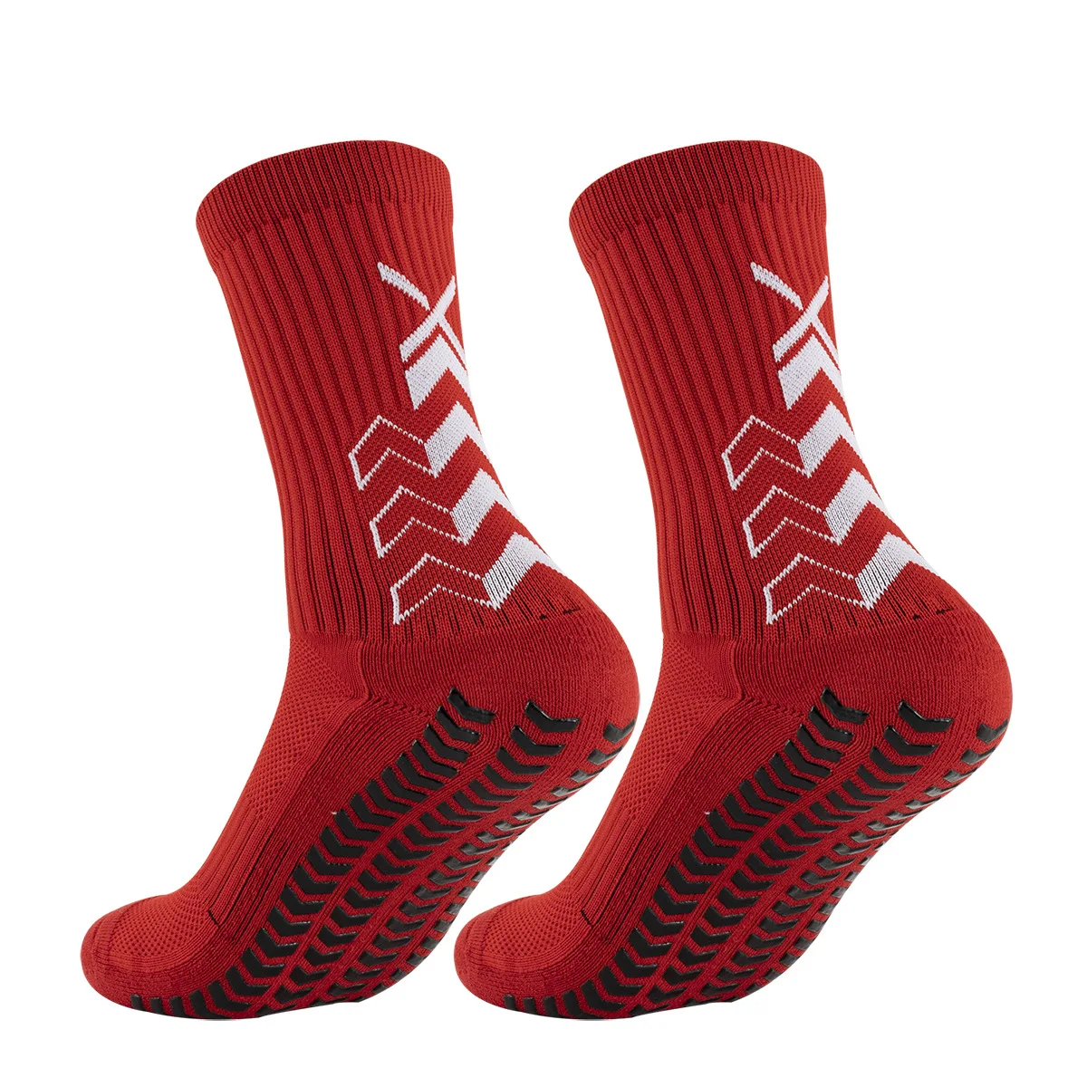 manufacturer Custom Logo Design Gym anti-slip Sock Non Slip Soccer Athletic Sport grip socks football