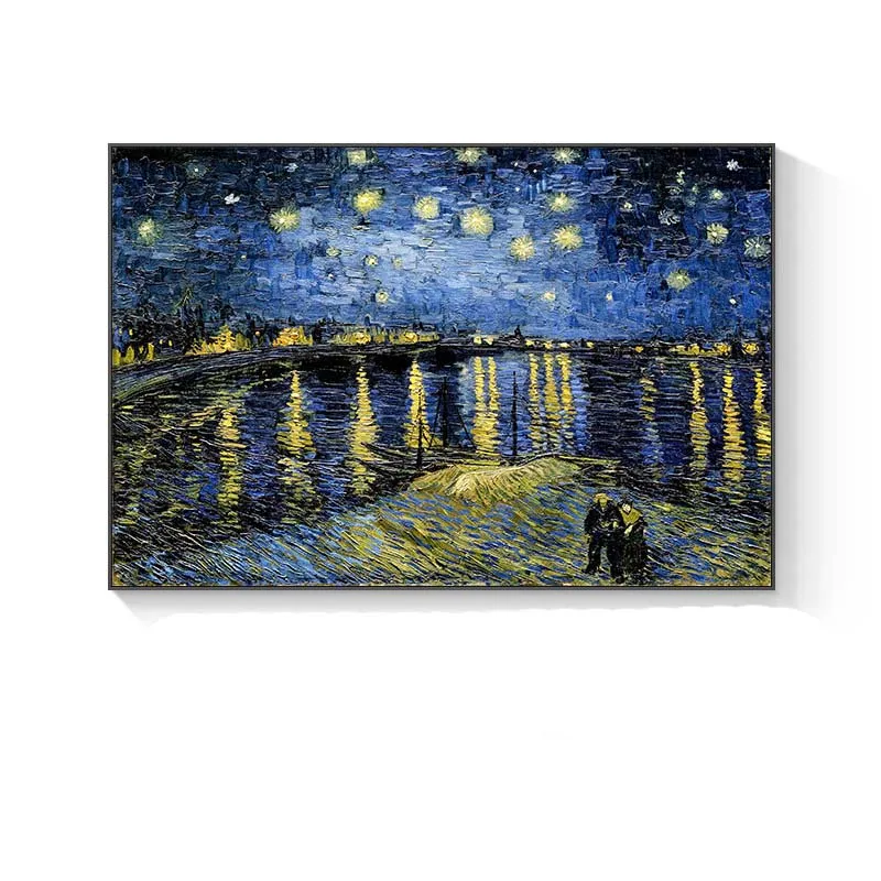 Famous Van Gogh Paintings Starry Abstract Wall Art Living Room Painting Hotel CanvasHand Painted reproduction paintings