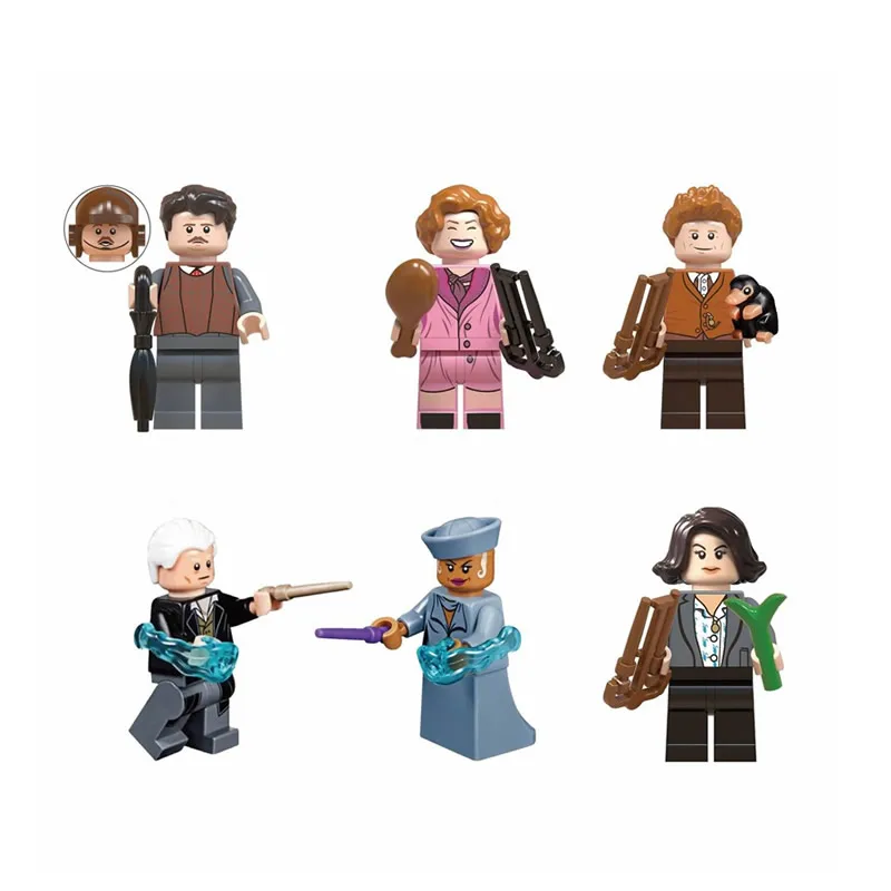 WM6048 Harry Movie Characters Potters Building Blocks Mini Figure Toys for Kids Gift