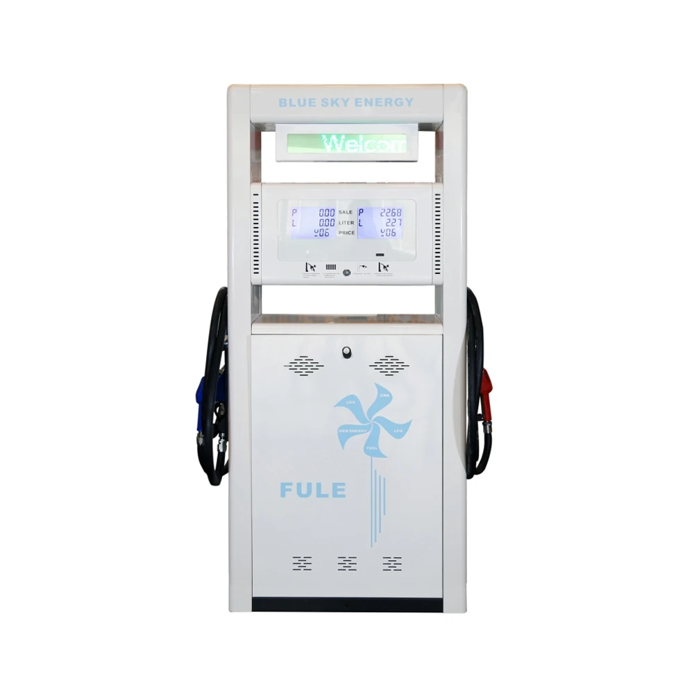 Bluesky Electric Single And Double Nozzle Fuel Dispenser For Gas Station