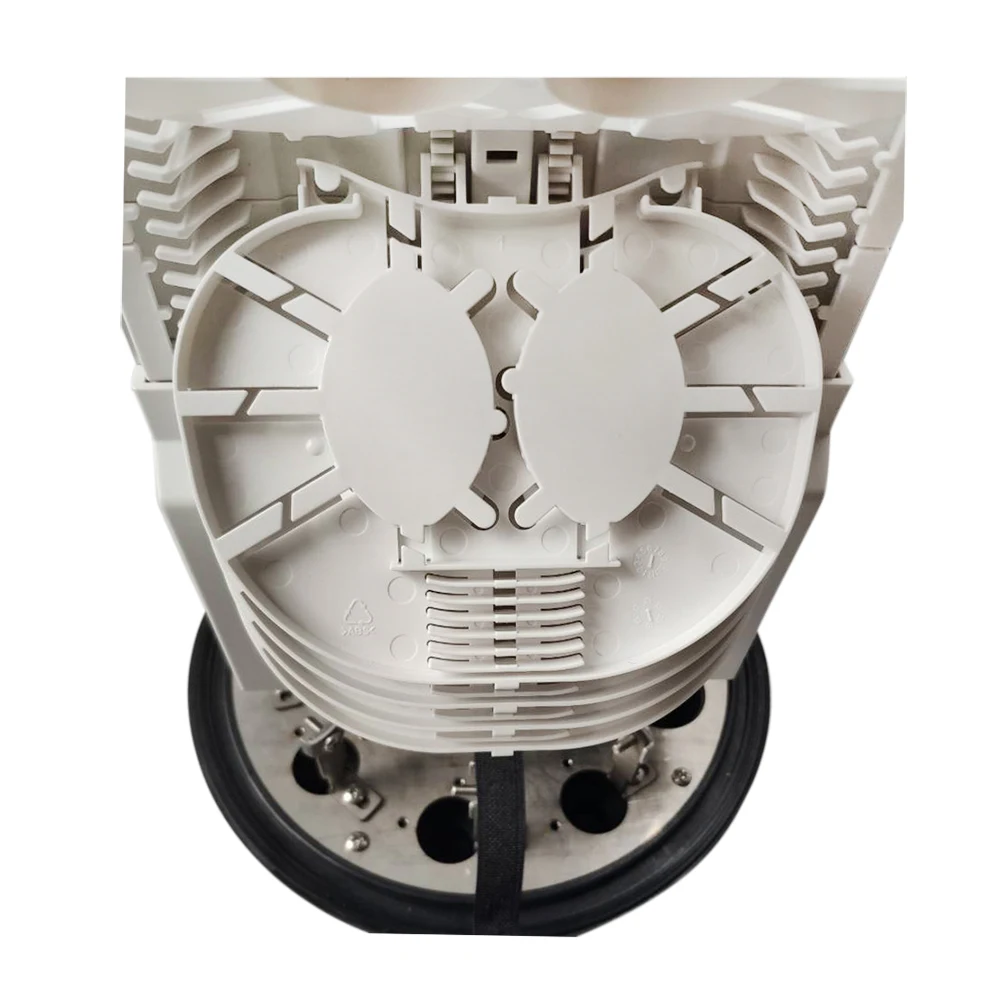 FCST012128 IP68 купольный тип и механическая уплотнительная волоконно-оптическая сращивающаяся Крышка для телекоммуникационной основной сети с 12 шт. сращивающихся лотков